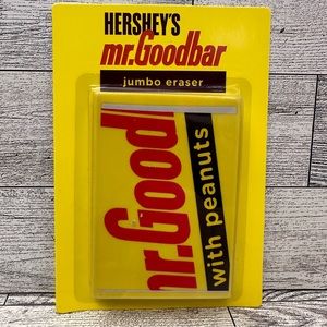 Brand New Collectible Hershey’s Mr. Goodbar Jumbo Eraser Yellow